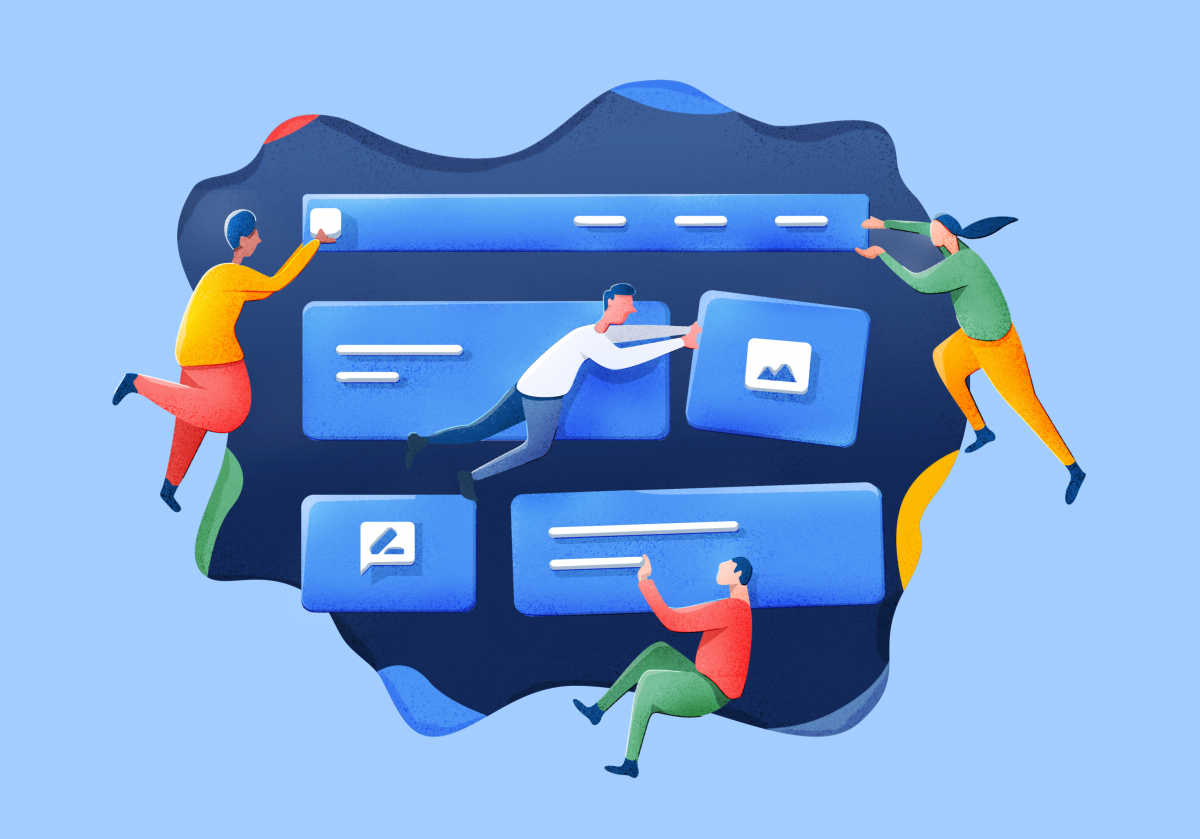 Page Builder Illustration