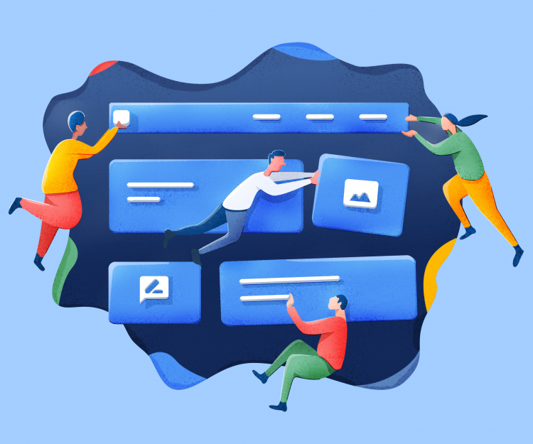 Page Builder Illustration