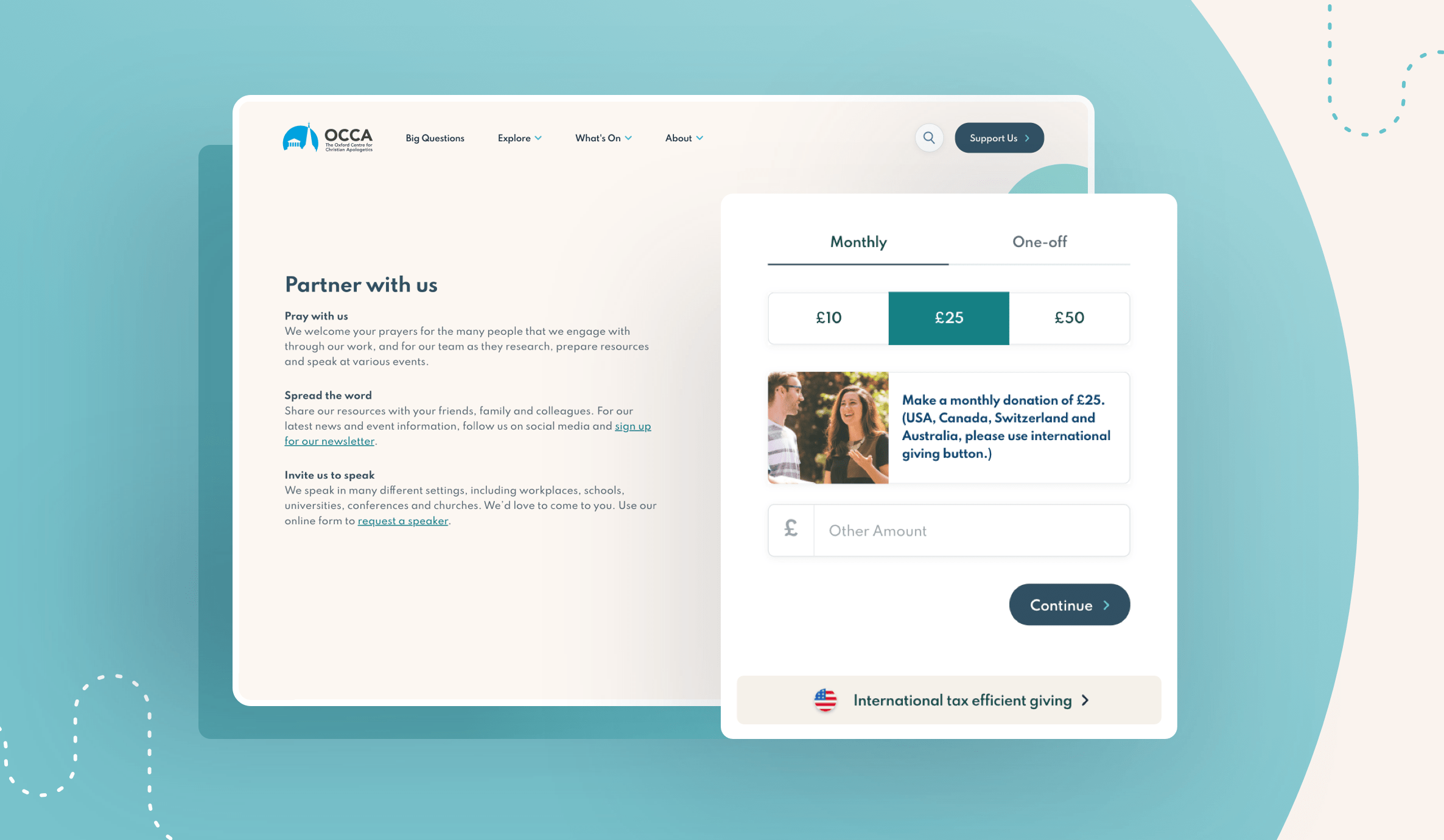 OCCA Charity Donation Journey