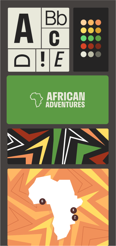 African Adventures Visual Identity