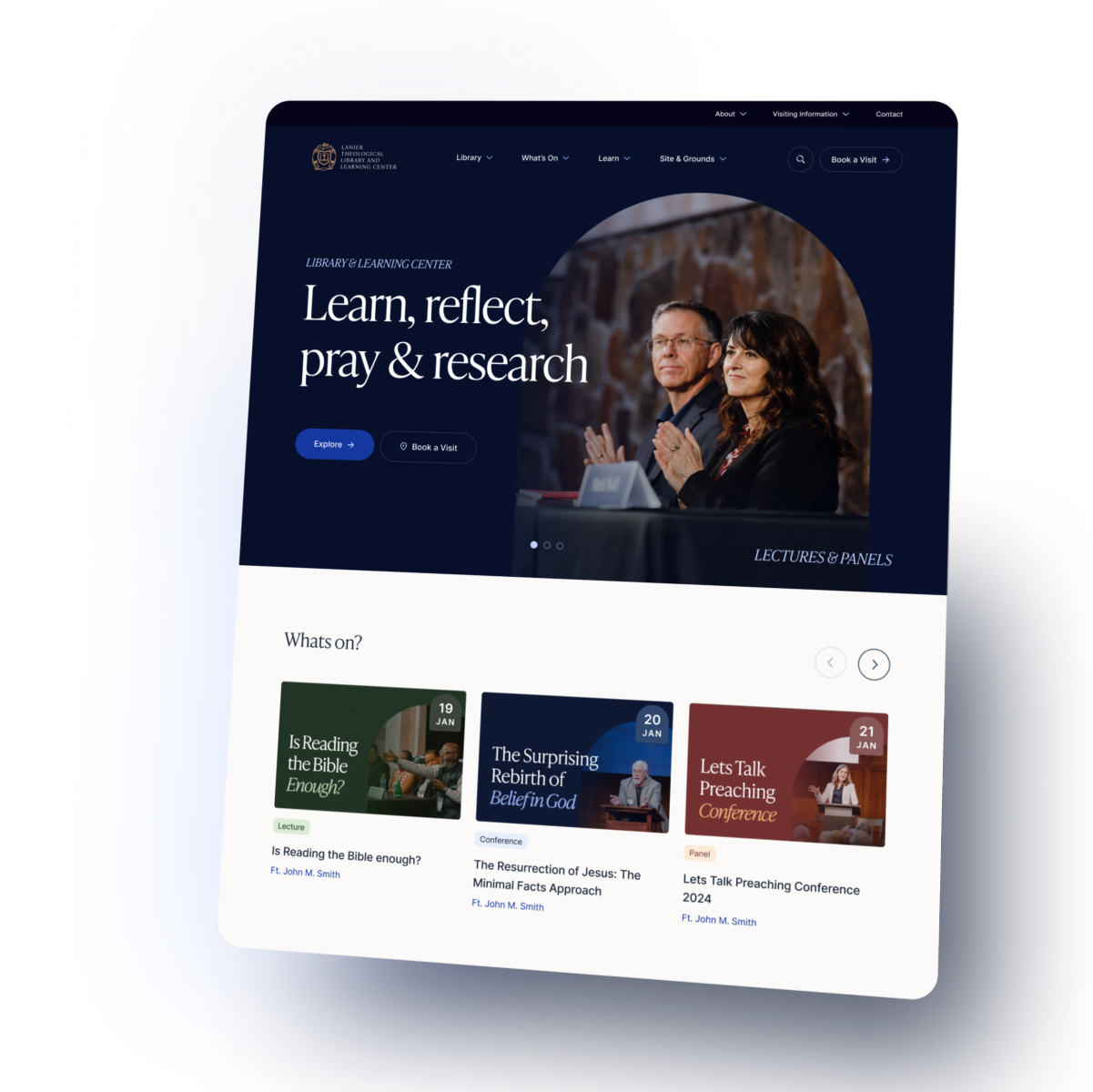 A premium website for faith, tradition, and learning