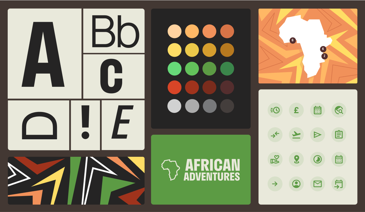 African Adventures Visual Identity