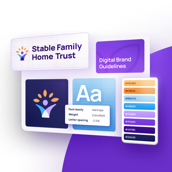 A clear, inclusive brand for a people-centred charity.