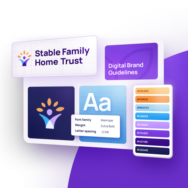 A clear, inclusive brand for a people-centred charity.