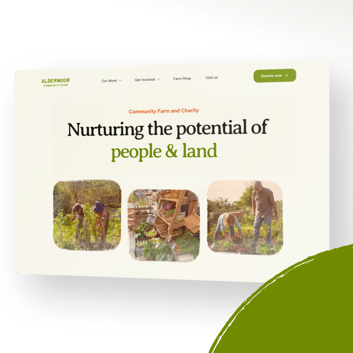 A digital home for a thriving community farm